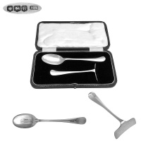 Sterling Silver Spoon&Pusher Set 1925